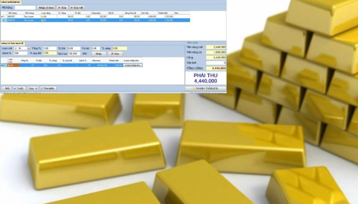 Phần mềm quản tiệm vàng bạc - đá quý Pro Gold Stores