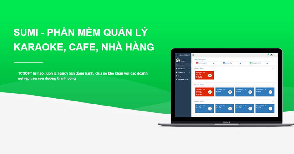 Sumi- Phần mềm quản lý Karaoke, cafe, nhà hàng