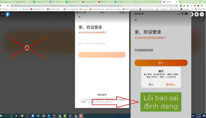 Nguyên nhân dẫn tới lỗi không đăng ký được tài khoản trên Taobao