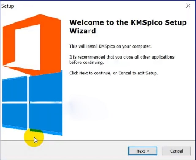 Mở file vừa giải nén và nhấn đúp chuột chọn file KMSpico-setup.exe.