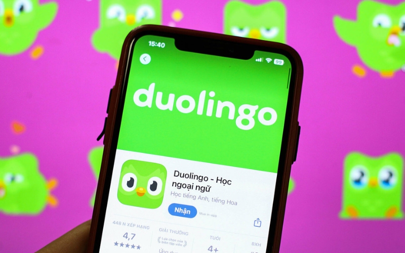 ứng dụng học tiếng Anh Duolingo