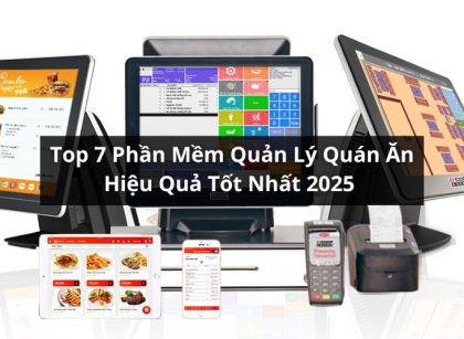 phần mềm quản lý quán ăn